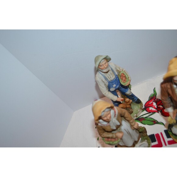 Vintage Country Farm Life Cottage Core Bucolic Hard Working Figurines - Picture 3 of 8